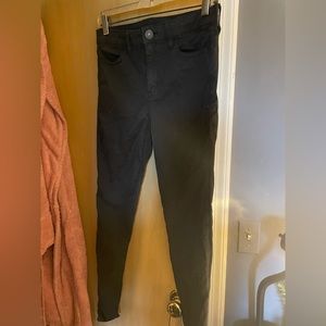 American eagle black jeans size 4